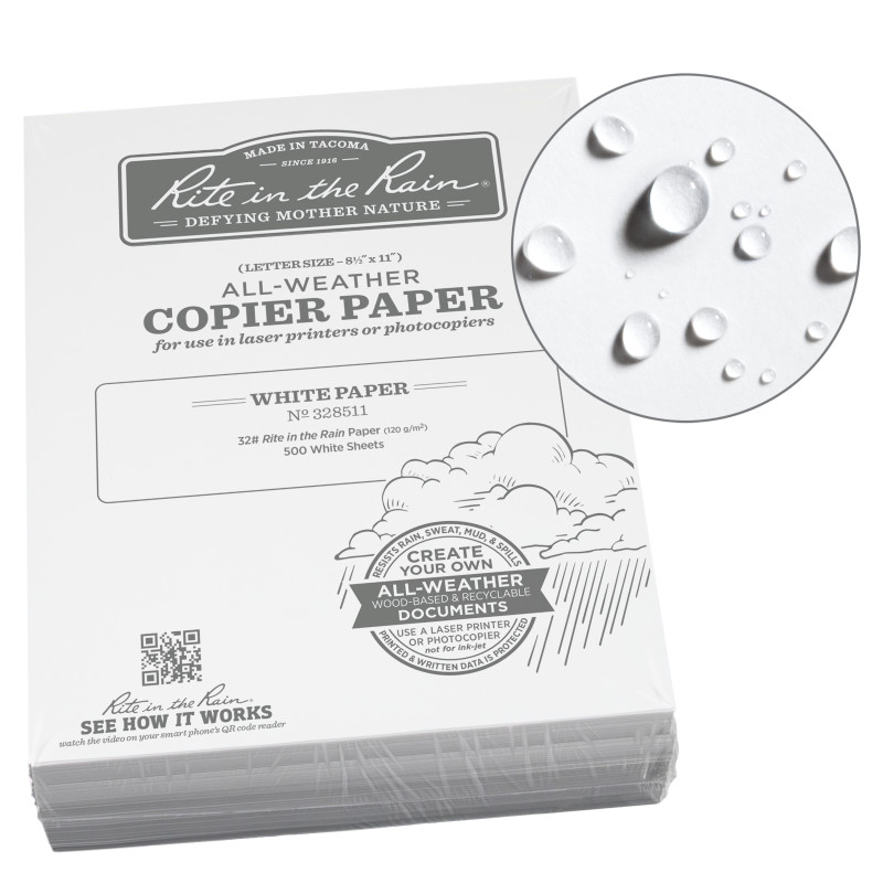 Printer Paper - 32# Ledger - 8.5 x 11 White