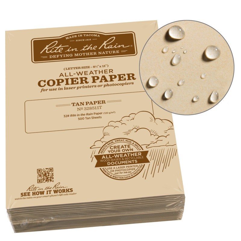 Printer Paper - 32# Ledger - 8.5 x 11 Tan