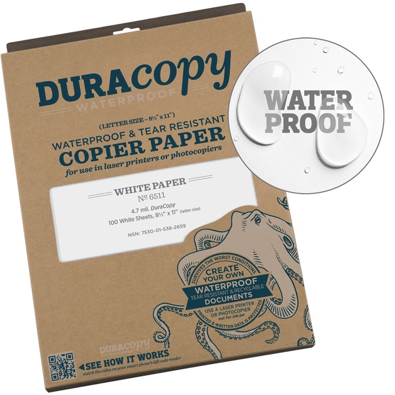 Duracopy Waterproof Sheets - 8.5 x 11