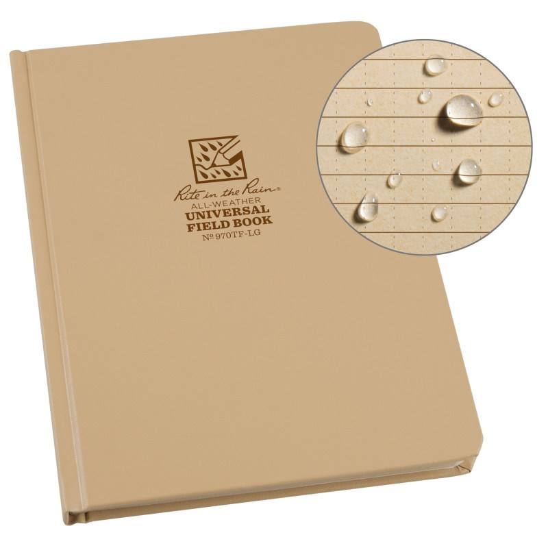 Fabrikoid Universal Bound Book - 6.75 x 8.75 - Tan