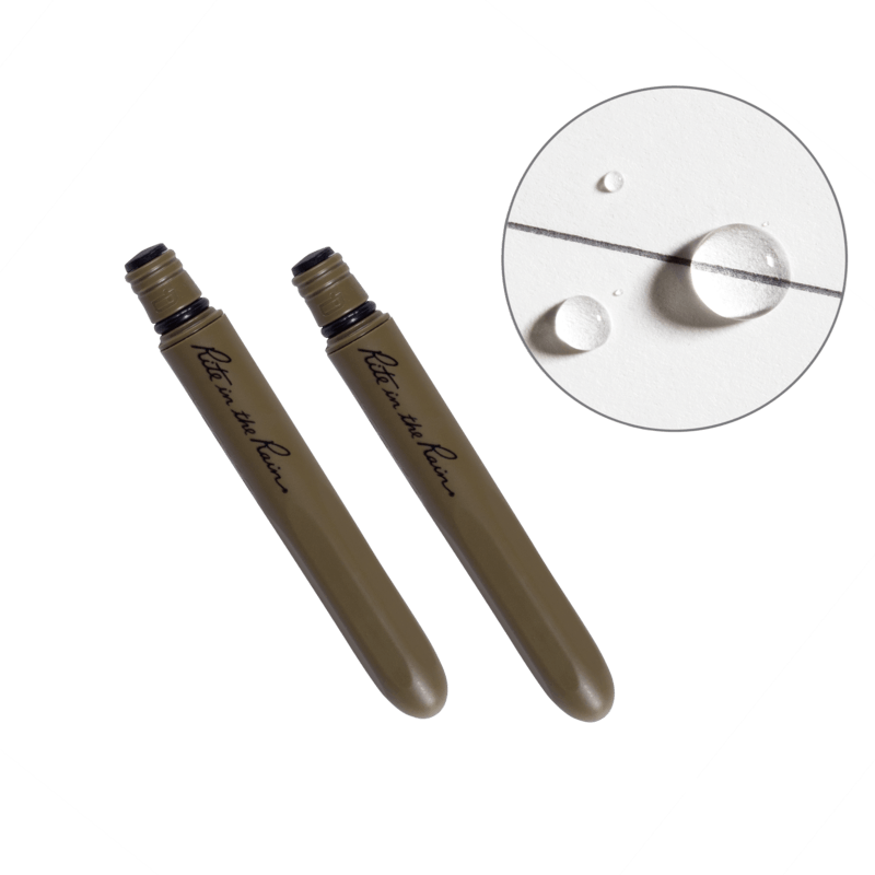 All-Weather Pocket Pen - Olive Pen with Black Ink - 2 Pack