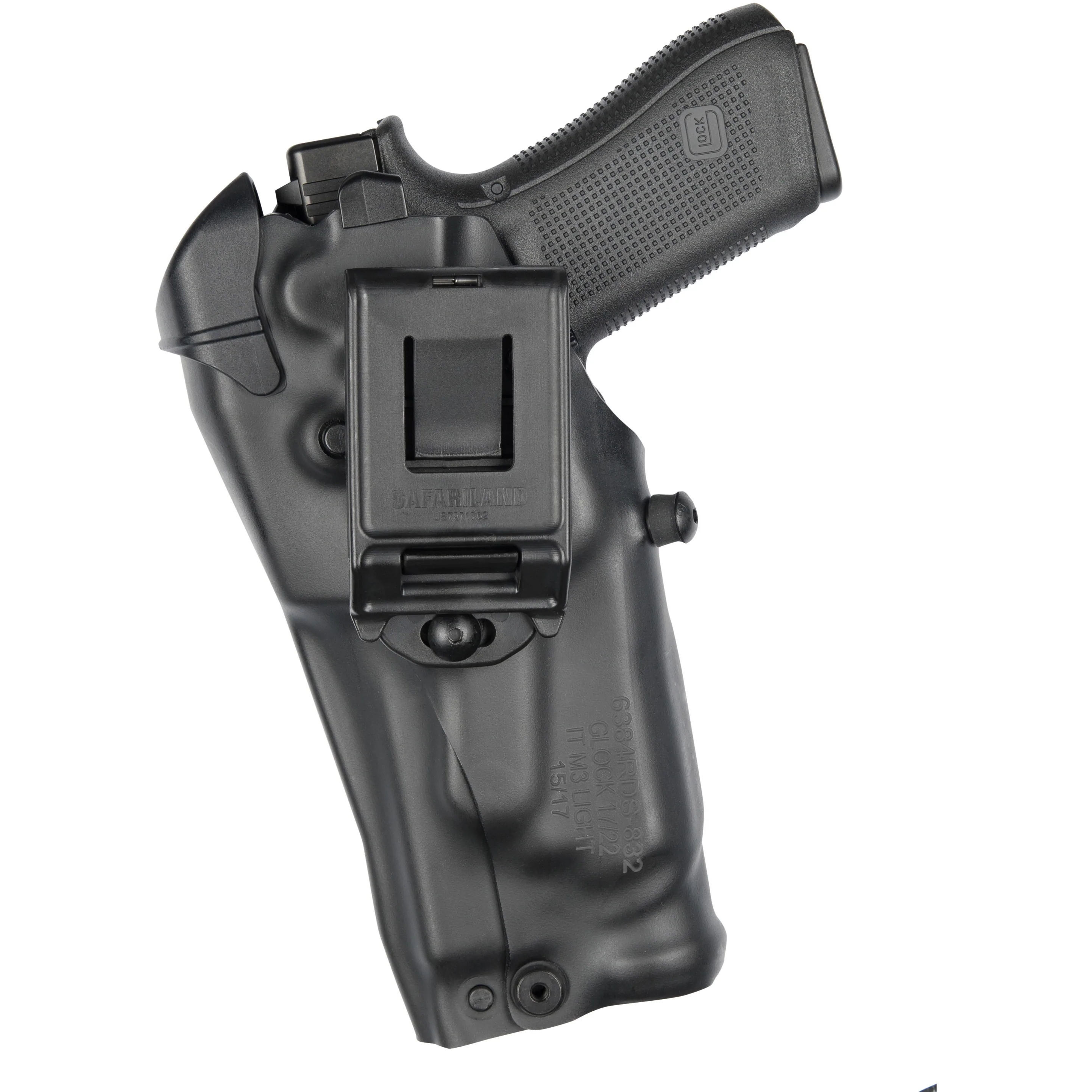 Model 6379RDS ALS Concealment Clip-On Belt Holster for Glock 34 w/ Light