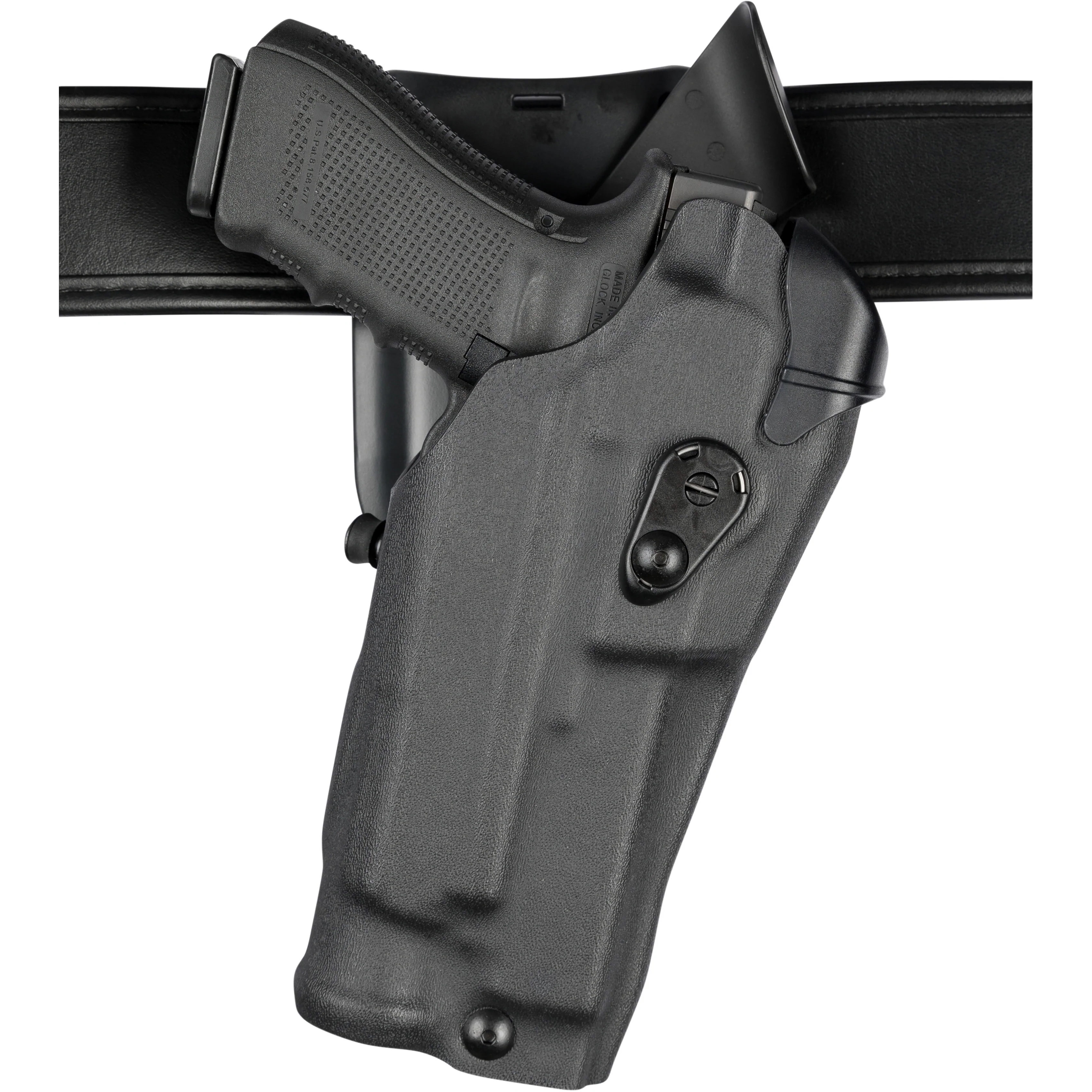 Model 6395RDS ALS Low-Ride Level I Retention Duty Holster for Glock 17 MOS w/ SureFire Light