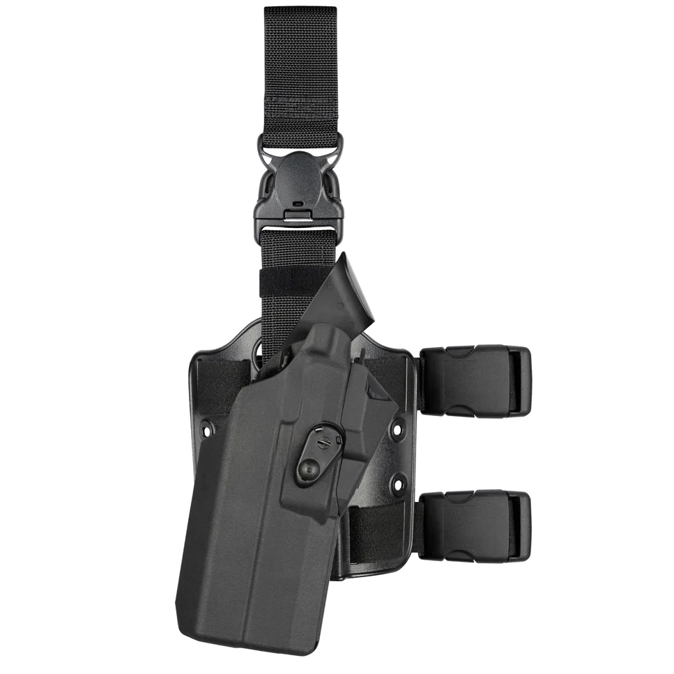 Model 7385RDS 7TS ALS OMV Tactical Holster w/ Quick Release Leg Strap for Glock 17 w/ Light
