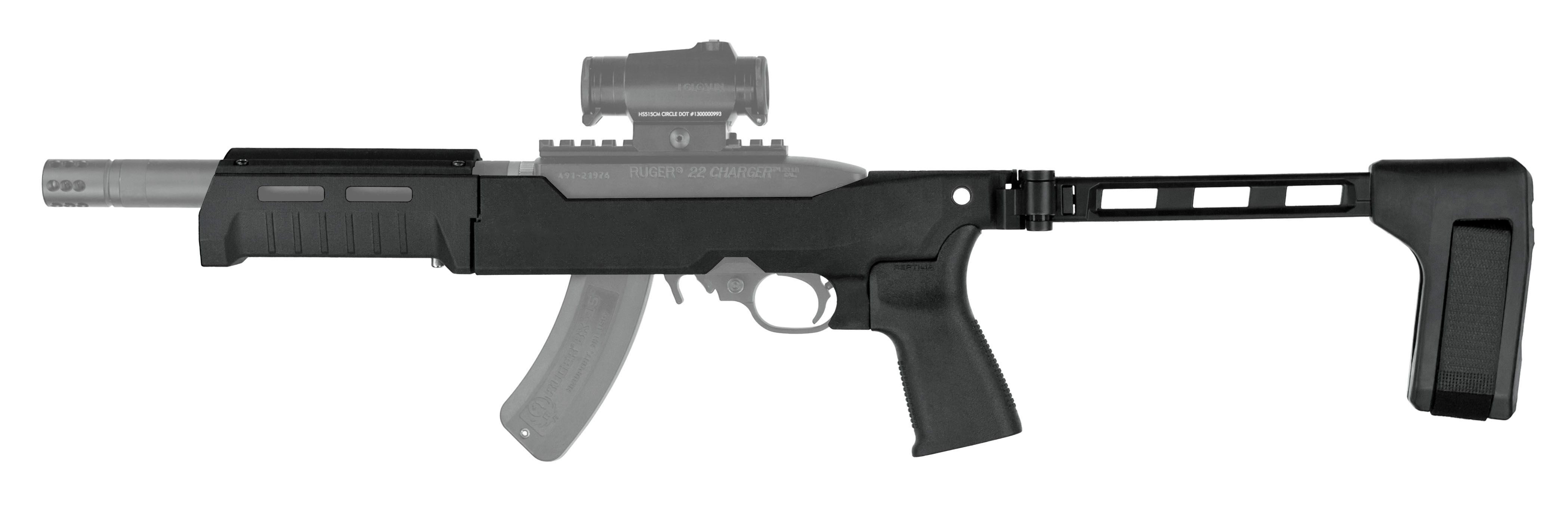 22 TAKEDOWN CHASSIS; BLACK; SB LOGO
