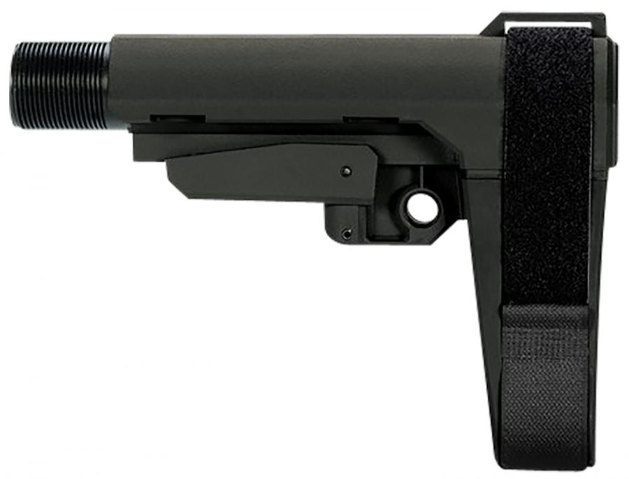 SBA3 STEALTH GRAY, 5-POSITION ADJUSTABLE
