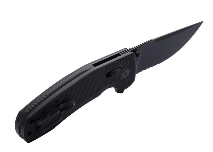 SOG-TAC XR Blackout partially Serrated