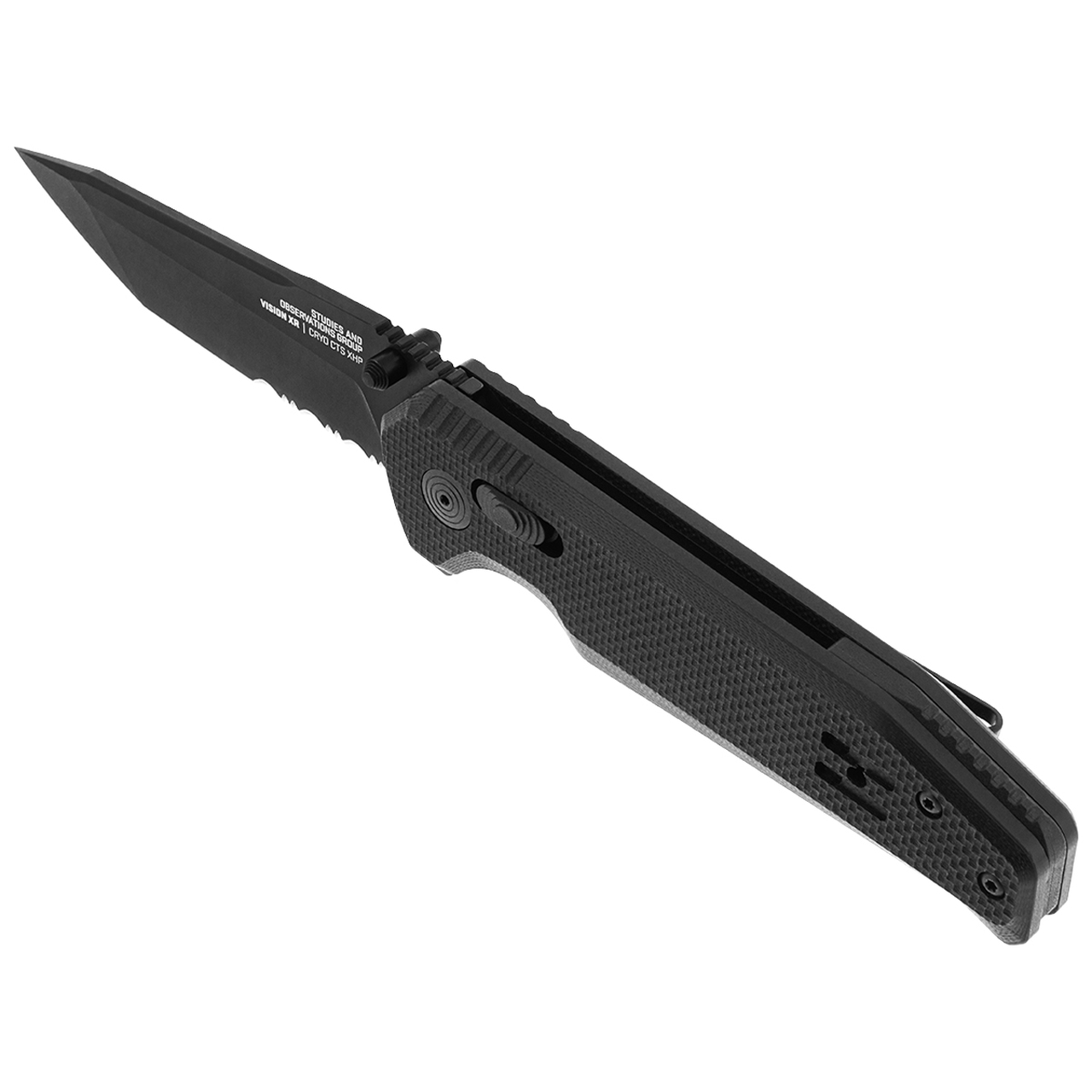 Vision XR - Black - Partially Serrated