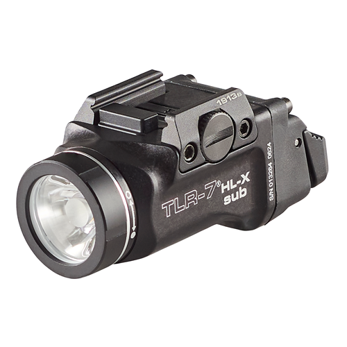 TLR-7 HL-X sub USB (1913 short) - Includes mounting kit with keys, multi-tool, (1) SL-B9 Li-Ion rechargeable battery pack, and USB-C cord - Black
