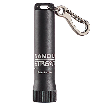 C.O.P.S. Black Nano Light II Miniature Keychain Flashlight