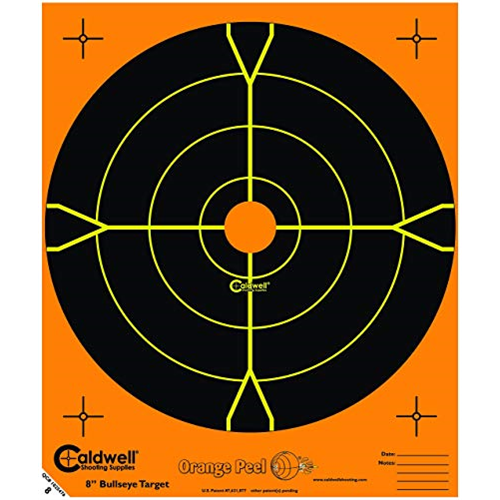 Orange Peel 5.5 in bulls-eye: 10 sheets