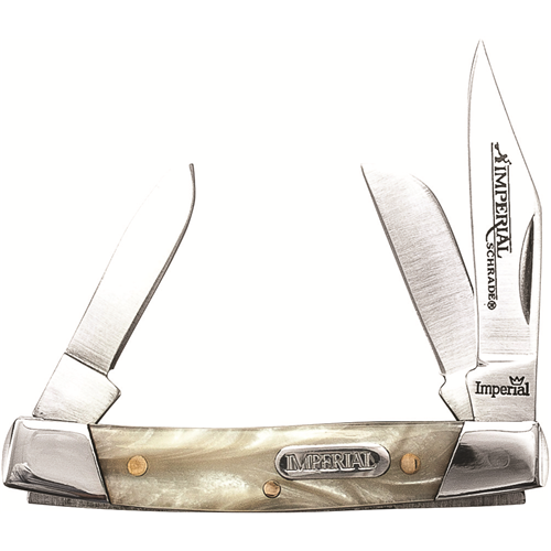 Imperial Stainless Steel 3 Blade Pocket Knife