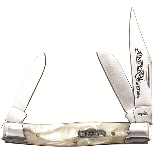 Imperial Stainless Steel Large 3 Blade Pocket Knife