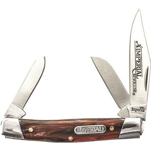 Imperial Stainless Steel 3 Blade Pocket Knife