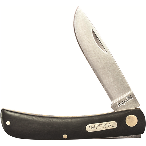 Imperial Folder Black Handle Single Blade