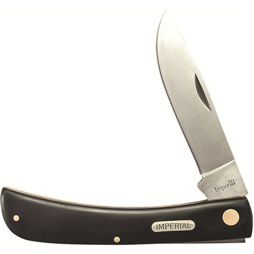 Imperial Folder Large Black Handle Single Blade