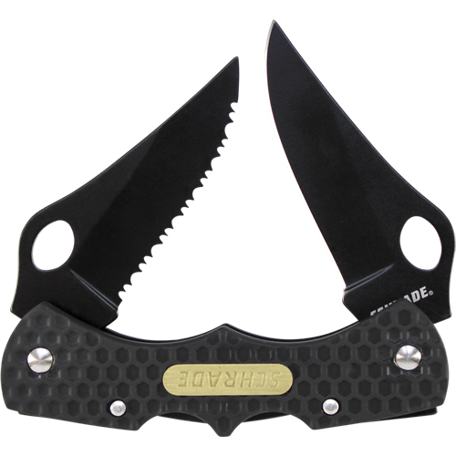 Schrade Double Lockback Clip Folder Knife