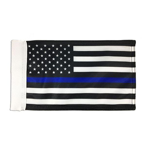 Thin Blue Line American Motorcycle Flag, 6 x 9 Inches