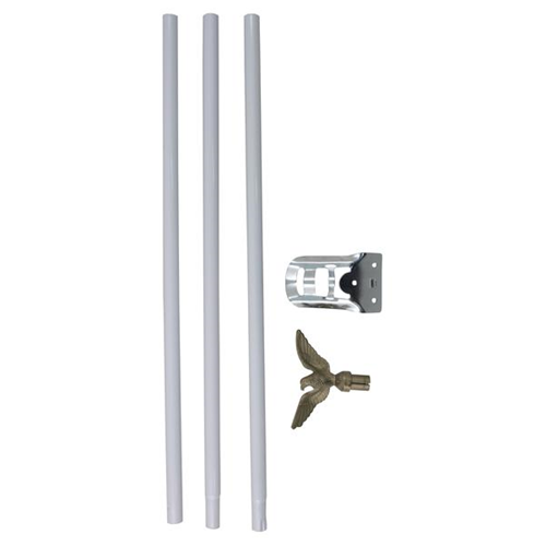 Residential Flagpole Set, 6 Ft. Steel