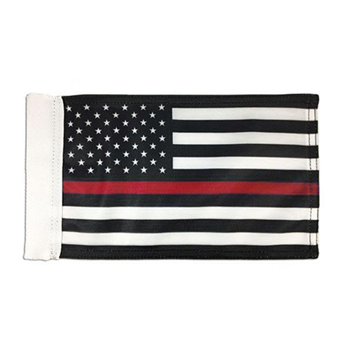 Thin Red Line American Motorcycle Flag, 6 x 9 Inches