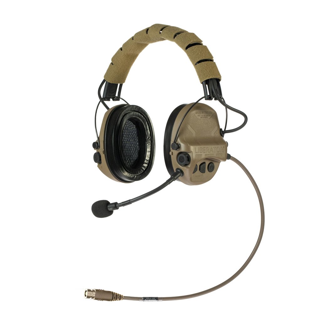 Liberator V Advanced Dual Comm Headset With Hearing Protection