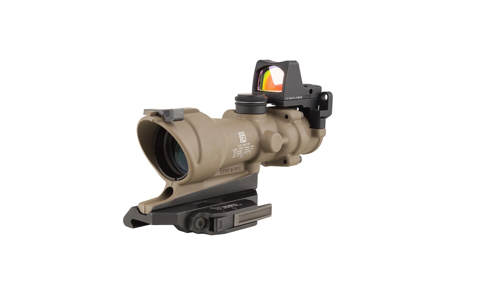 ACOG 4x32 ECOS Tritium Riflescope w/ Trijicon RMR